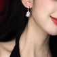 French Style Classic Retro High-grade Light Luxury Temperament Shining Water Drop Pearl Earrings - Dazzle Like a French