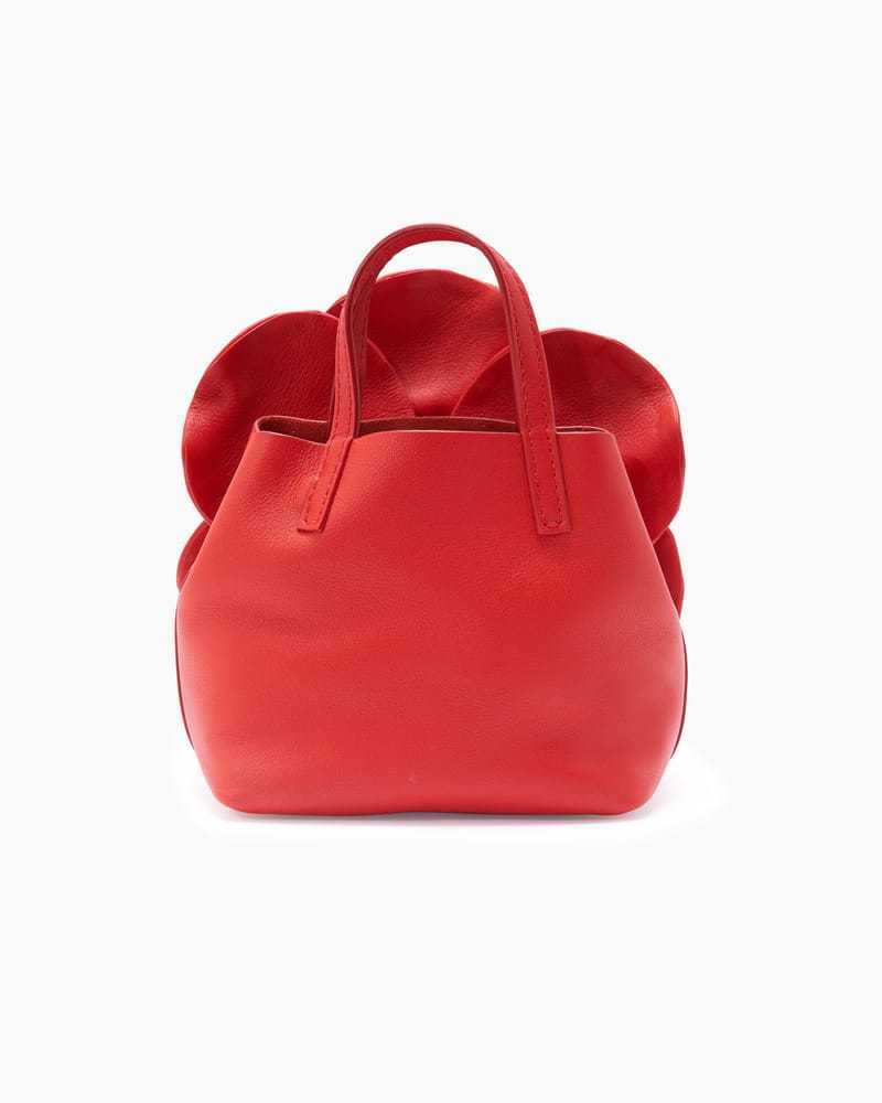 French Style Petal Flower Tote Bag with Chain and Multiple Colors - in french style petal flower tote bag