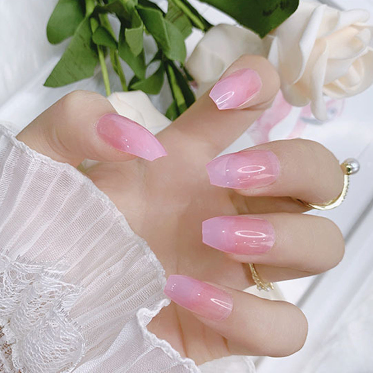 French Style Pieces and Fake Nail Patches Collection for Art - Teleplus french style pieces fake nail patch