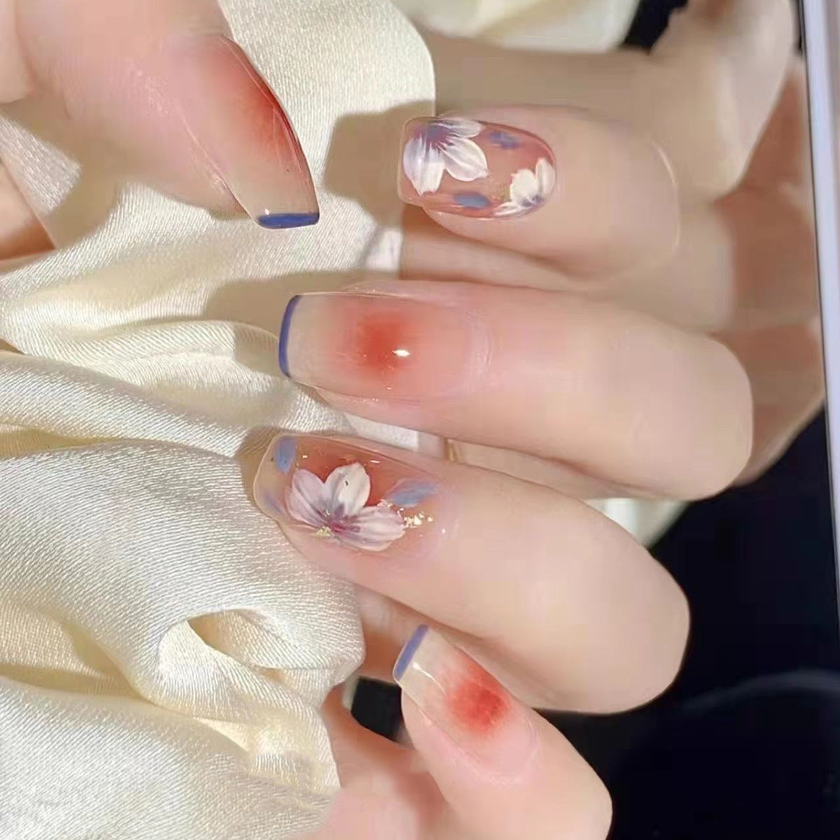 French Style Pieces and Fake Nail Patches Collection for Art - Teleplus french style pieces fake nail patch