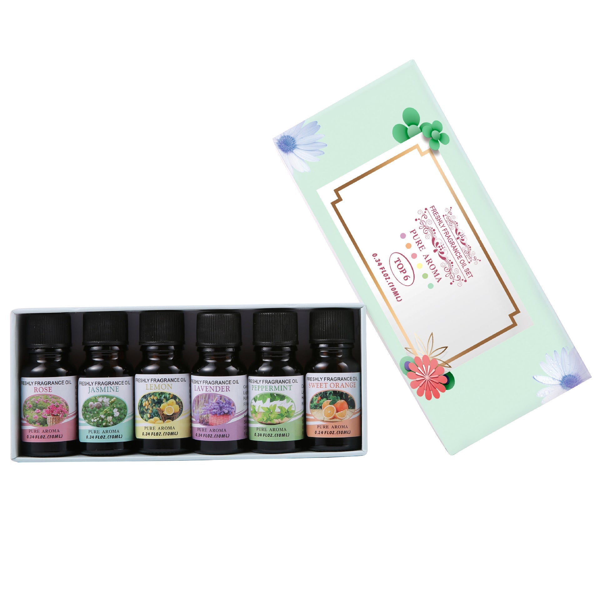 Fresh Air Net Gift Box with Essential Oils for Aromatherapy Humidifier - fragrant stone aromatherapy humidifier water