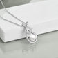 Freshwater Cultured Pearl Sterling Silver Heart Pendant Necklace - Pearls of Wisdom in Sterling Silver Heart Bling