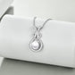 Freshwater Cultured Pearl Sterling Silver Heart Pendant Necklace - Pearls of Wisdom in Sterling Silver Heart Bling