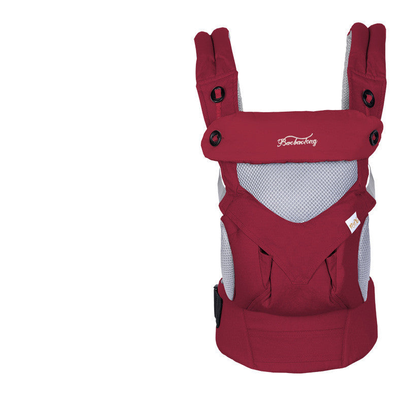 Front-Carrying Sling For Babies - Carry Your Bean Paste Red Baby in Style All Year