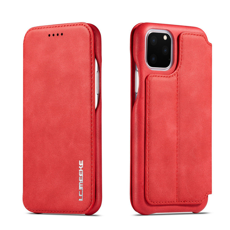 Frosted Business Phone Flip Case Imitation Leather for Men and Women - Protective Cover Options frosted business phone