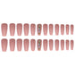 Frosted Nail Patch for Ballet Matte Tips with Glue - Teleplus matte nail tip ballet frosted patch