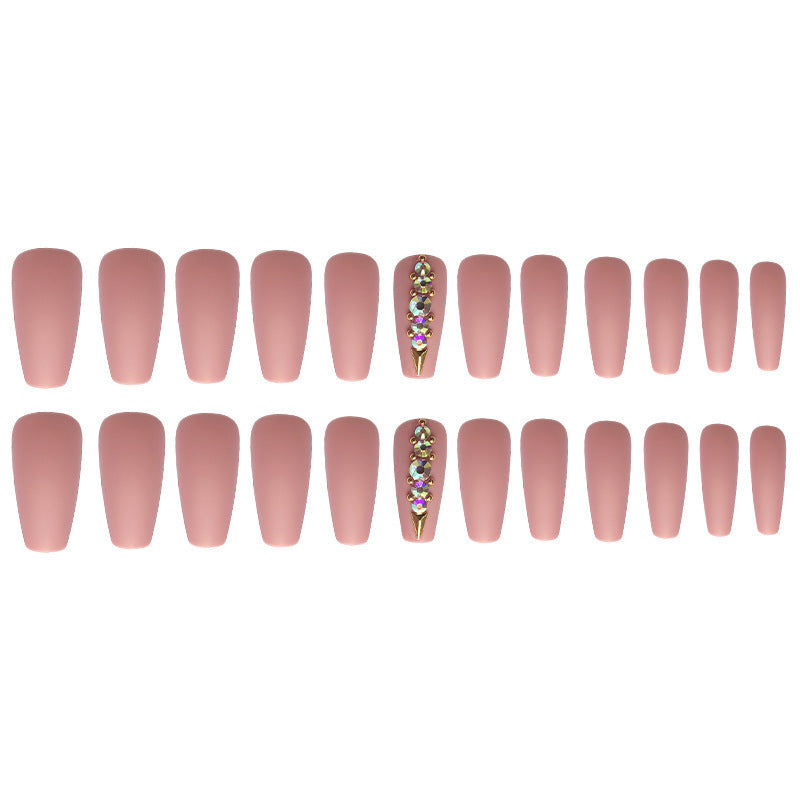 Frosted Nail Patch for Ballet Matte Tips with Glue - Teleplus matte nail tip ballet frosted patch