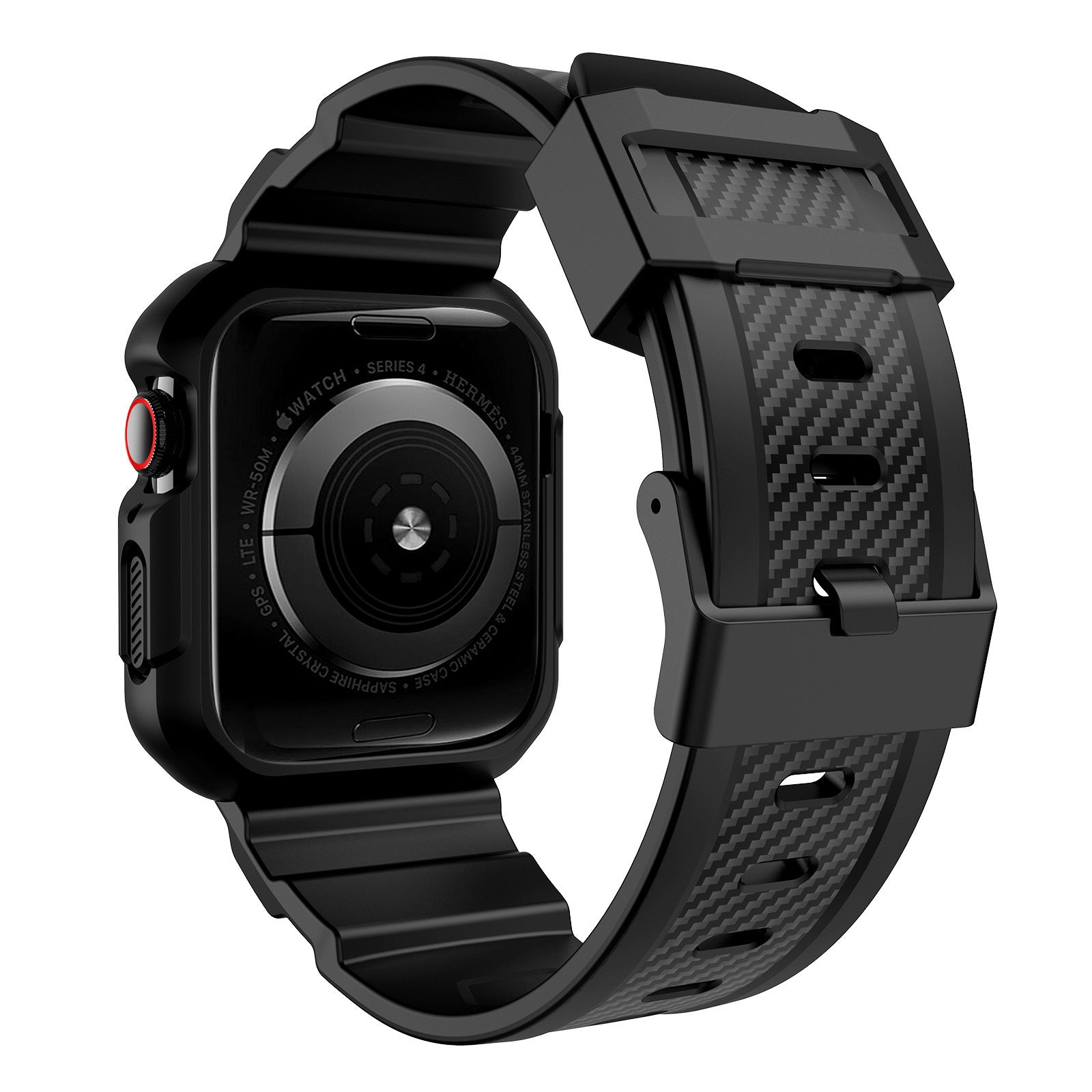 Frosted TPU Strap for Smart Watch Integrated Silicone Interface 38-44mm - smart watch integrated frosted tpu strap