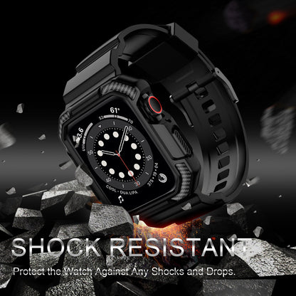 Frosted TPU Strap for Smart Watch Integrated Silicone Interface 38-44mm - smart watch integrated frosted tpu strap