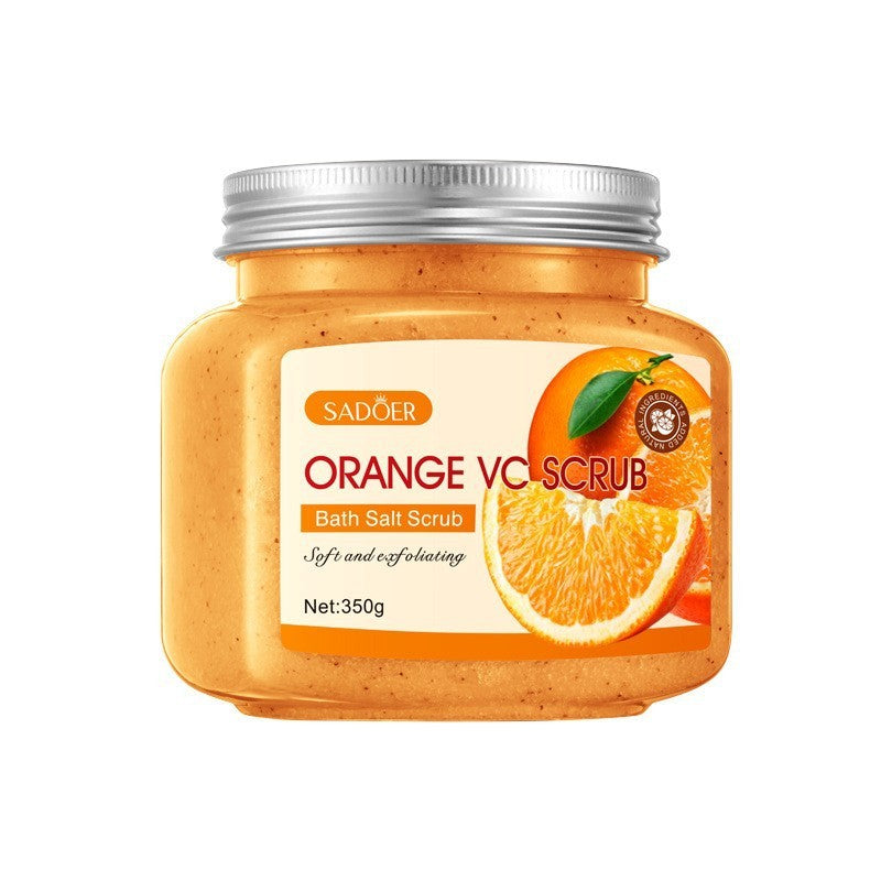 Fruit Exfoliating Cleansing Facial Scrub 350g with Kiwi Almond Cherry Grape Yellow Peach - facial scrub fruit