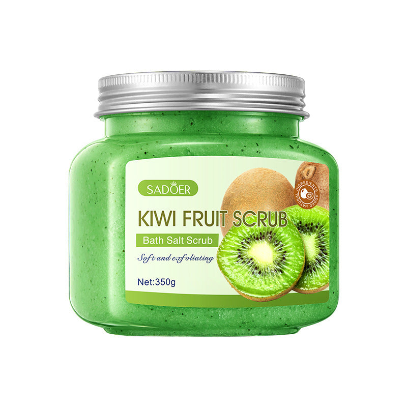 Fruit Exfoliating Cleansing Facial Scrub 350g with Kiwi Almond Cherry Grape Yellow Peach - facial scrub fruit