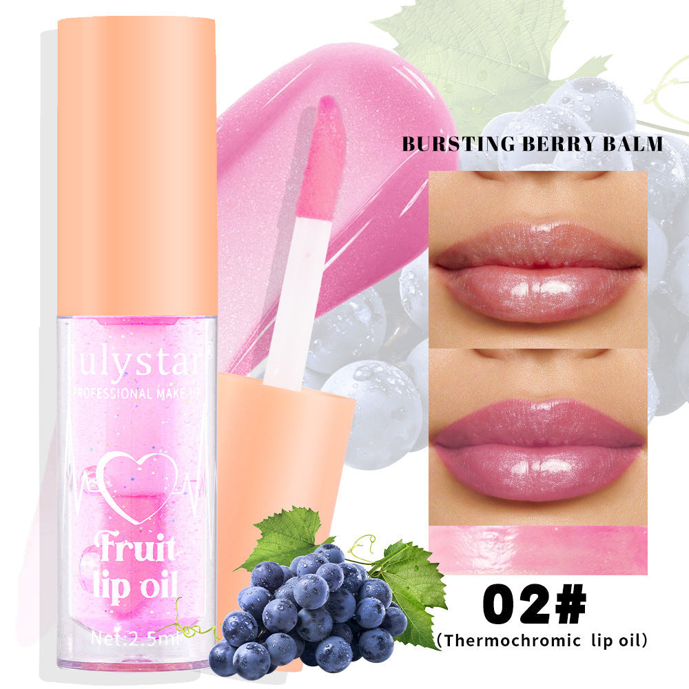 Fruit Lip Lacquer Water with Light Transparent Moisturizing Oil - Teleplus fruit lip lacquer water light transparent