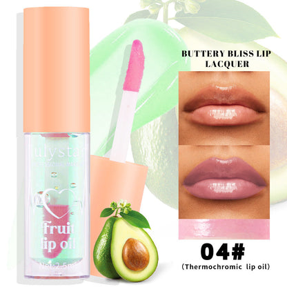Fruit Lip Lacquer Water with Light Transparent Moisturizing Oil - Teleplus fruit lip lacquer water light transparent