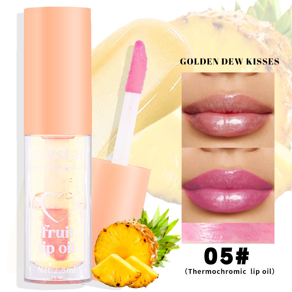Fruit Lip Lacquer Water with Light Transparent Moisturizing Oil - Teleplus fruit lip lacquer water light transparent