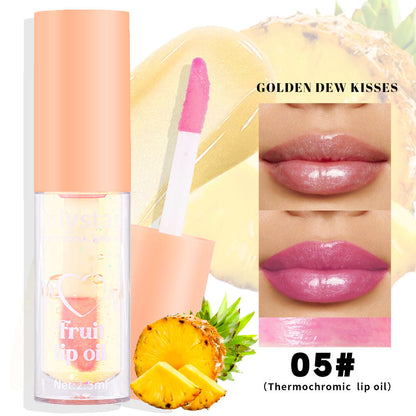 Fruit Lip Lacquer Water with Light Transparent Moisturizing Oil - Teleplus fruit lip lacquer water light transparent