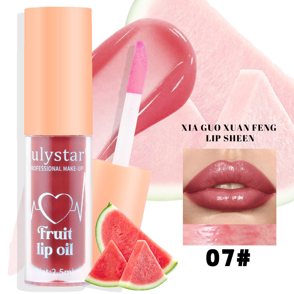 Fruit Lip Lacquer Water with Light Transparent Moisturizing Oil - Teleplus fruit lip lacquer water light transparent