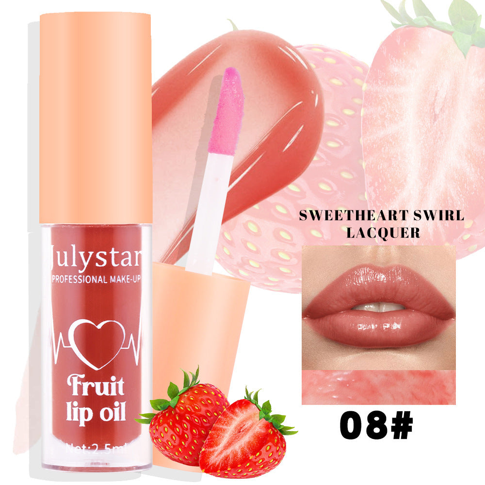 Fruit Lip Lacquer Water with Light Transparent Moisturizing Oil - Teleplus fruit lip lacquer water light transparent