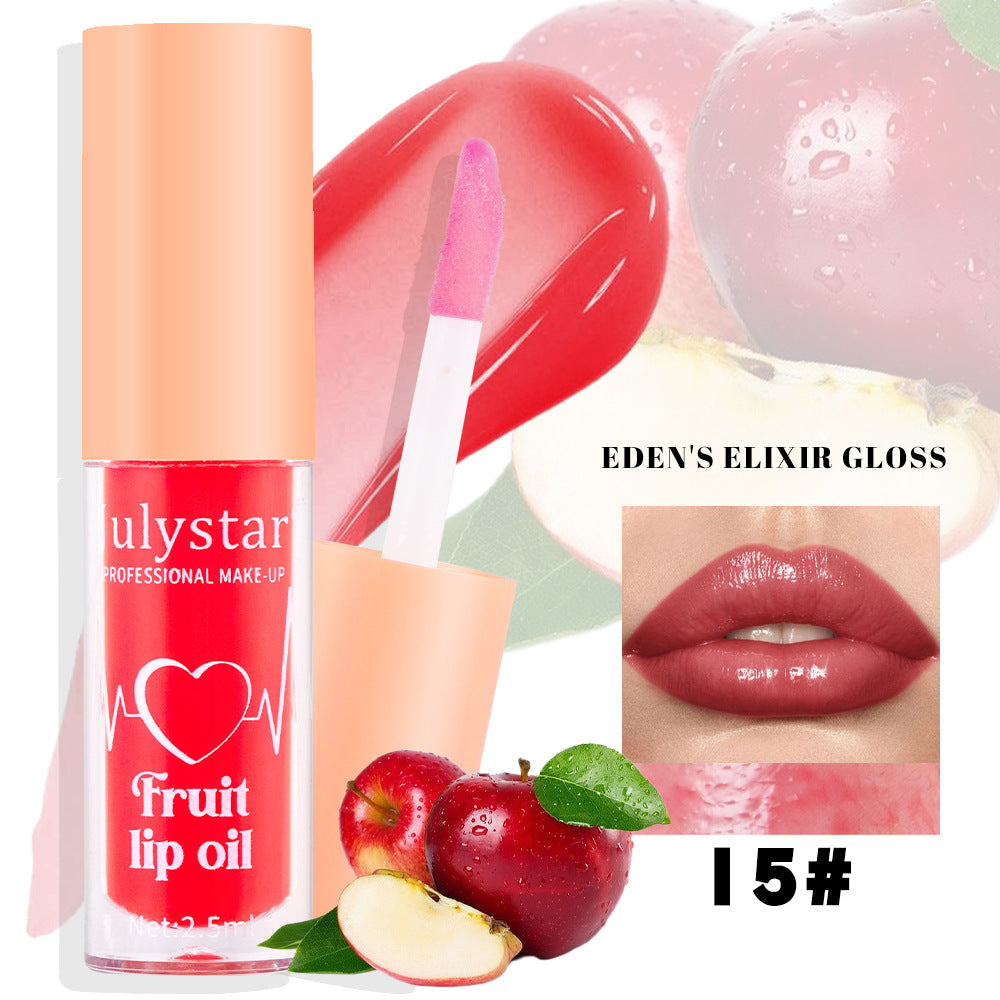 Fruit Lip Lacquer Water with Light Transparent Moisturizing Oil - Teleplus fruit lip lacquer water light transparent