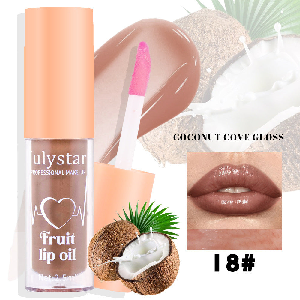 Fruit Lip Lacquer Water with Light Transparent Moisturizing Oil - Teleplus fruit lip lacquer water light transparent