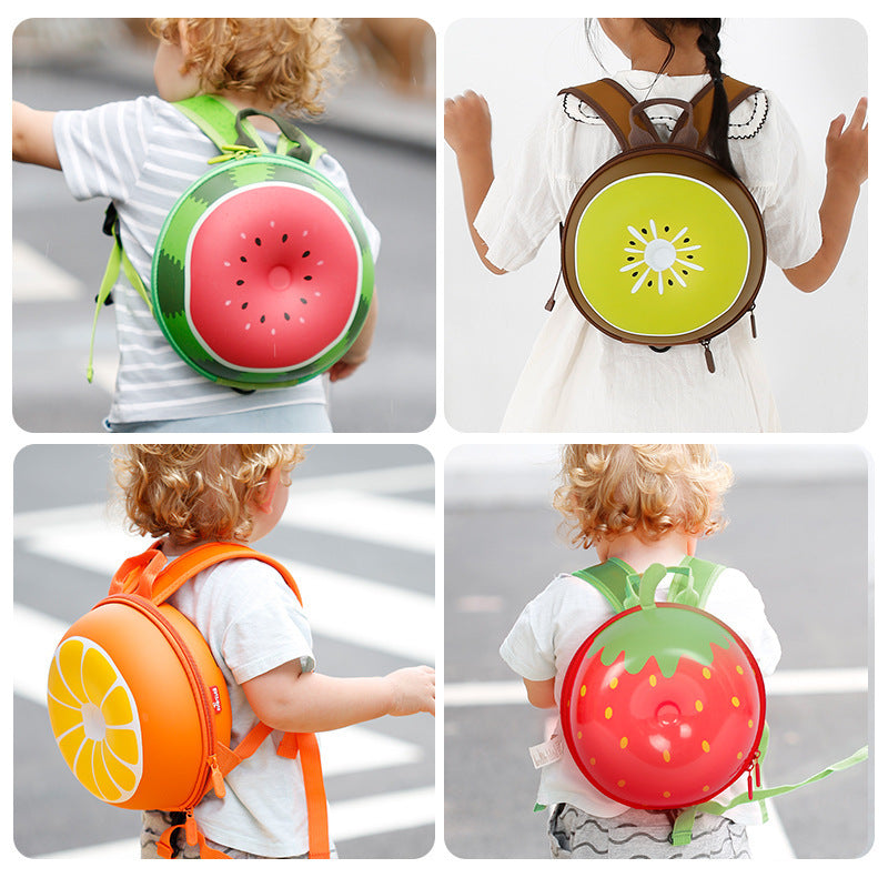 Fruit Shape Cute Casual Children’s Anti-lost Backpack - Fruit Shape Backpack for Tiny Tots on the Go