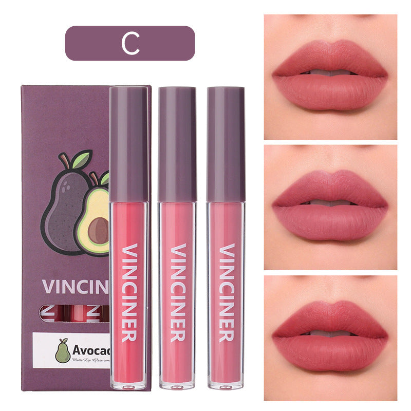Fruits Lip Glaze Set with Matte Finish Nonstick Waterproof Moisturizing - fruits lip glaze set matte finish nonstick