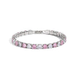 Diamond bracelet inlay pink black champagne for women anniversary luxury - Full Bracelet Luxury Crystal Jewelry united