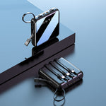 Power bank with mirror digital display Lithium-ion 18650 battery - Full Mirror Digital Display Lithium-Ion Bank power