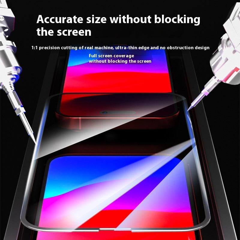 Full Screen Anti-peep Tempered Glass Film - Full Screen Anti-Peep Tempered Glass Film for iPhone