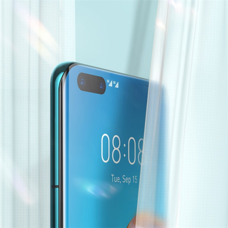 Full Screen Curved Full Adhesive Tempered Film For P40 Pro Single Pack Black - Full Screen Curved Tempered Film