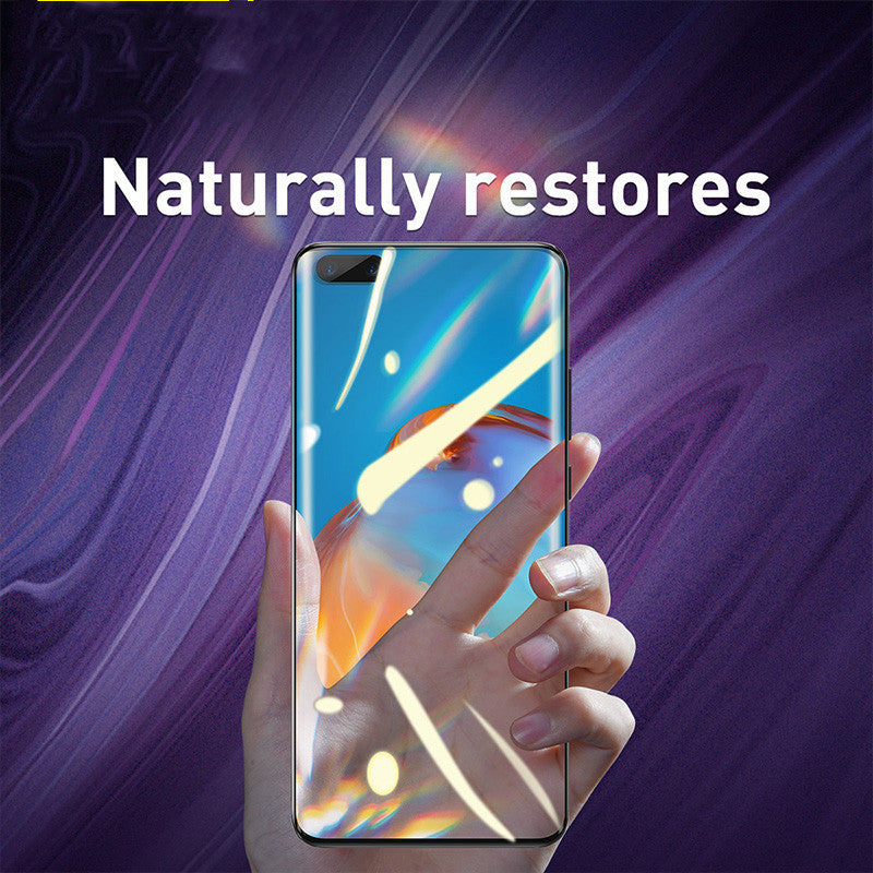 CHF Black Screen Curved Protector for Huawei P40 Pro Non-Huawei - Full Soft Film Model chf screen curved p40 black