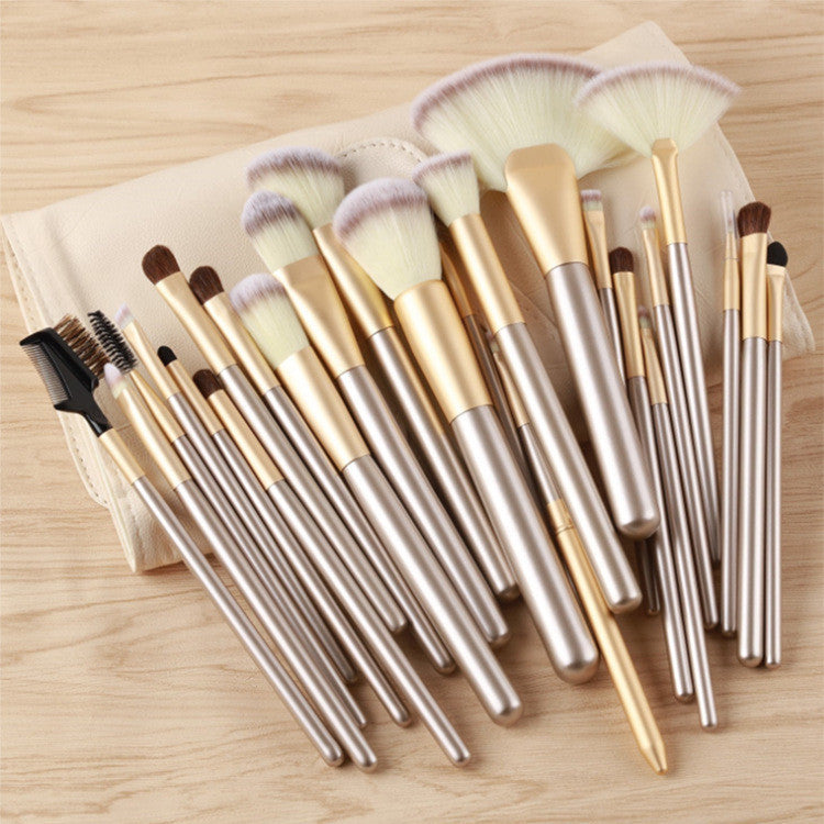 Animal Hair Makeup Brush Set for Eyeshadow Concealer Blush and More - Fluffy Eye Shadow Soft Glam soft eye shadow brush