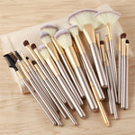 Full Set Of Super Soft Eye Shadow Brush High End Animal Hair Makeup Brush Set - Fluffy Animal Hair Eye Shadow Brush