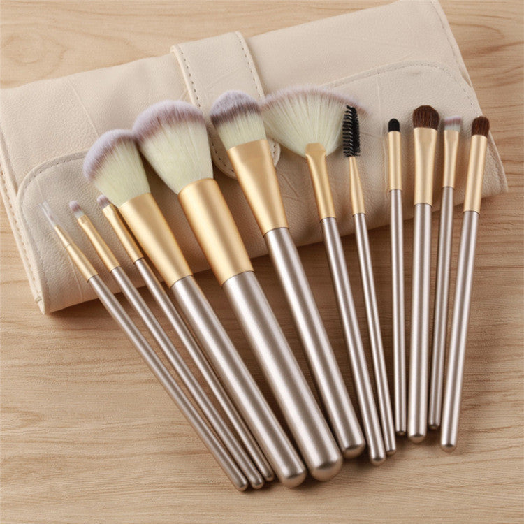 Full Set Of Super Soft Eye Shadow Brush High End Animal Hair Makeup Brush Set - Fluffy Animal Hair Eye Shadow Brush