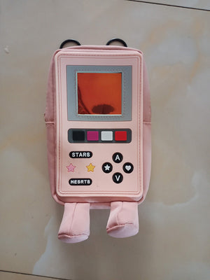 Light Pink Oxford Cloth Console Messenger Bag for Mobile Phones and Devices - Game Phone Mavens game console messenger