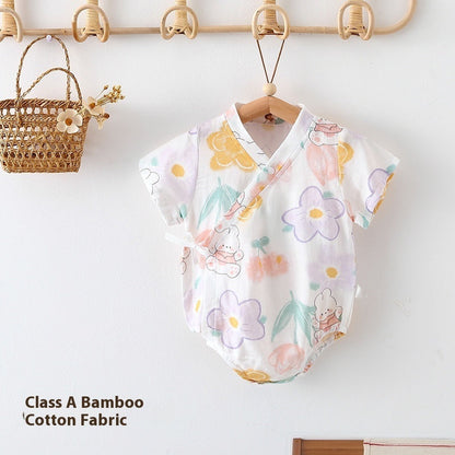 Gauze Class A Newborn Clothes Thin Air Conditioning Room Clothes - Stay Cool Baby in Gauze Class A Fashion