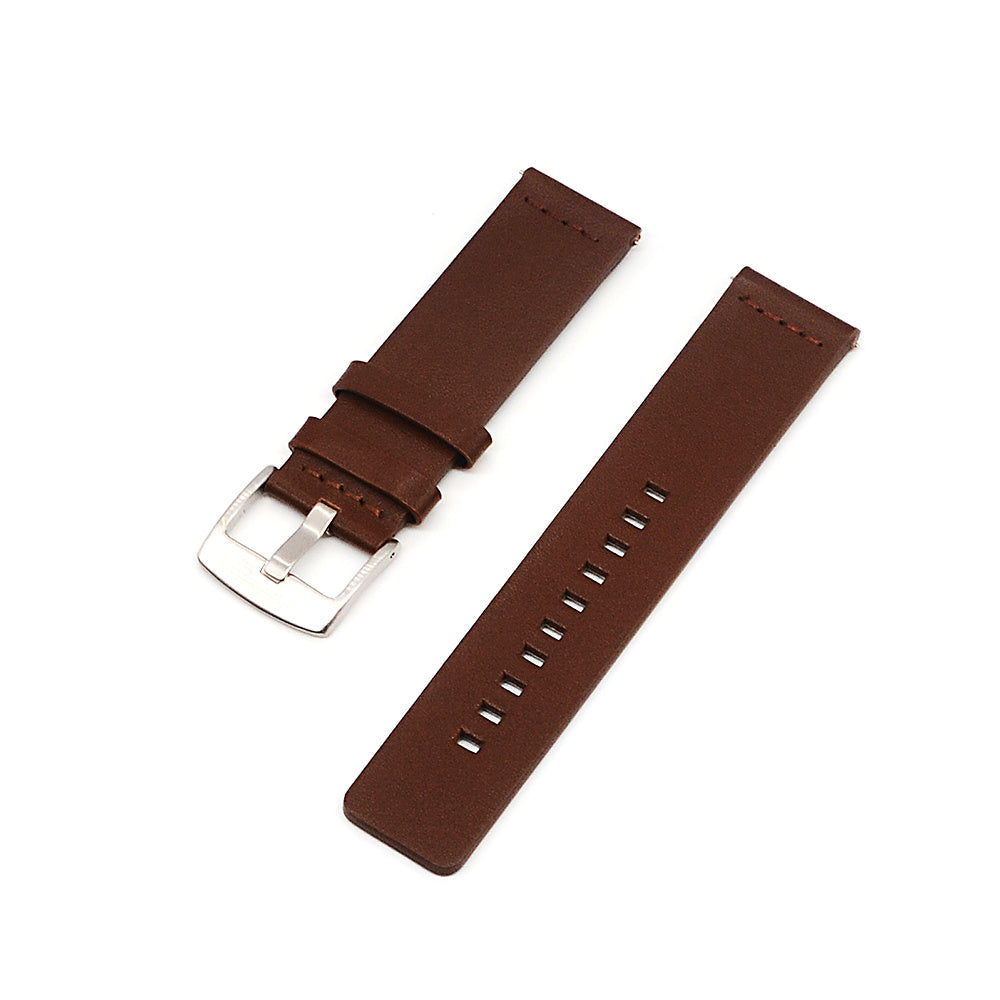 GEAR-46 Quick Release Leather Strap Ear - GEAR-46 Quick Release Leather Strap with Silver Buckle