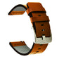 GEAR-46 Quick Release Leather Strap Ear - GEAR-46 Quick Release Leather Strap with Silver Buckle