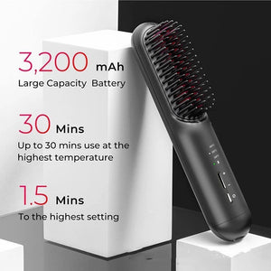 Generation Mini Charging Wireless Hair Straightener Portable Household Black - Teleplus generation mini charging
