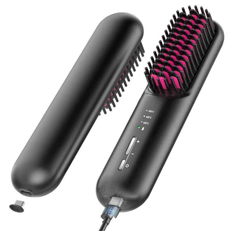 Generation Mini Charging Wireless Hair Straightener Portable Household Black - Teleplus generation mini charging