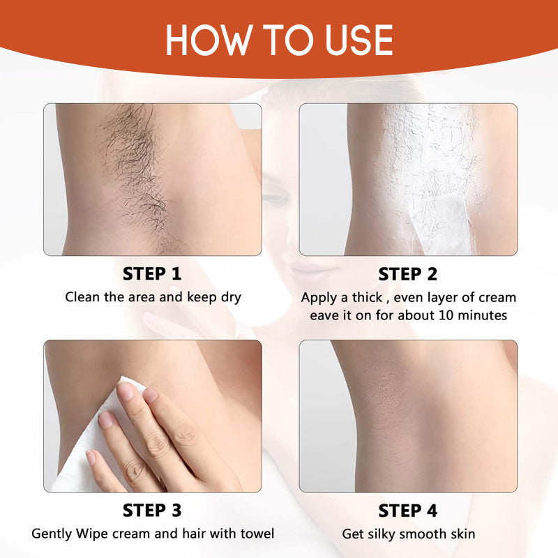 Gentle Depilatory Cream for All Skin Types – Moisturizing & Repair 120ml - Teleplus depilatory cream gentle repair clean