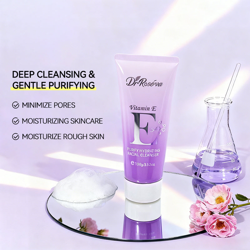 Gentle Face Cleanser for Sensitive Skin Hydrating Facial Wash Makeup Remover - Teleplus