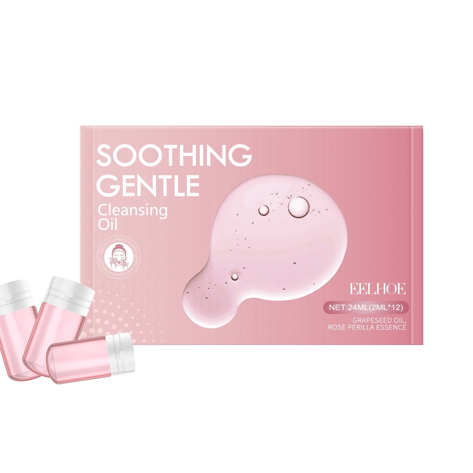 Gentle Makeup Remover Oil with Caprylic Acid Decanoic and Natural Oils - gentle makeup remover oil caprylic acid