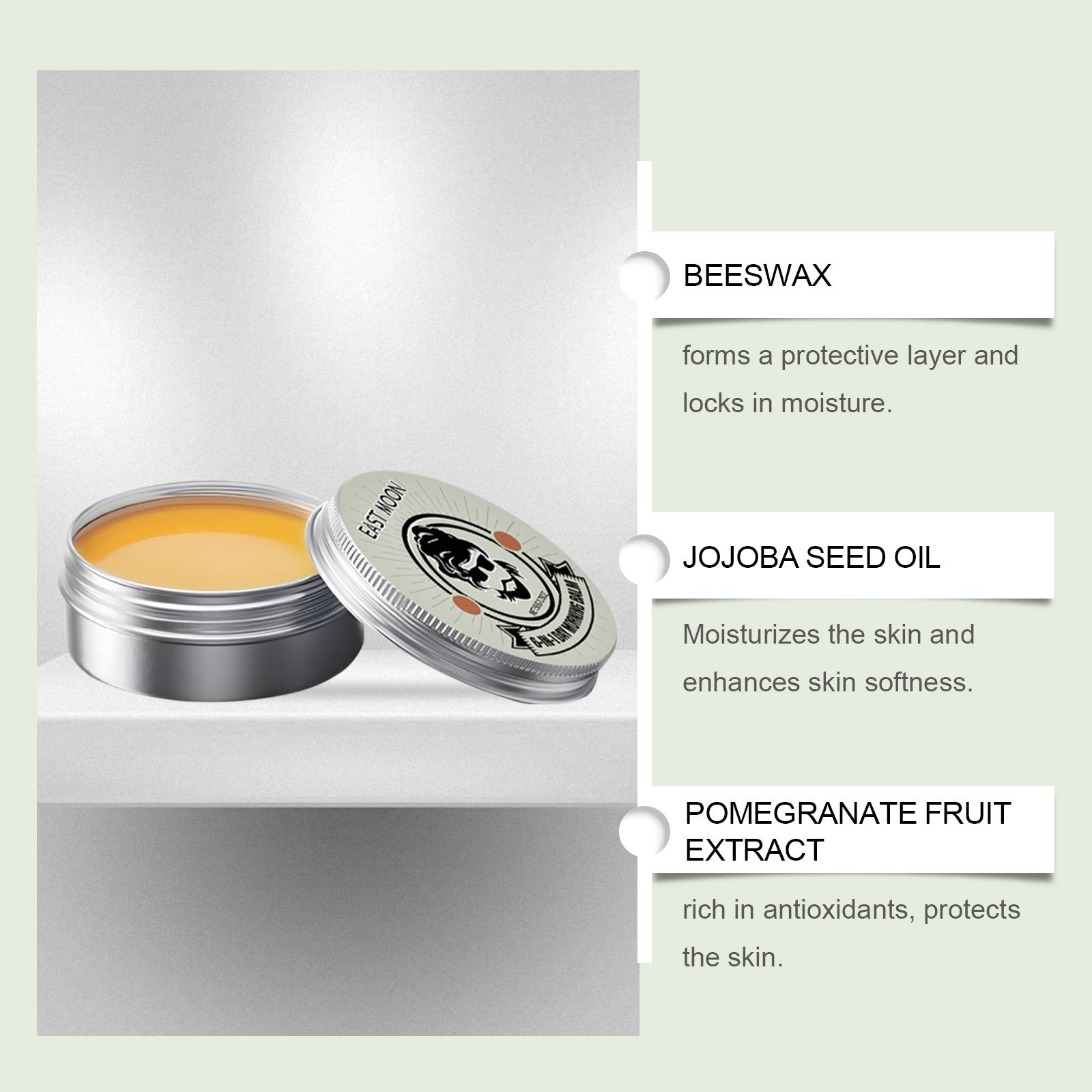 Gentle Men’s Moisturizing Ointment with Jojoba Pomegranate and Vitamin E - moisturizing ointment gentle nourishing