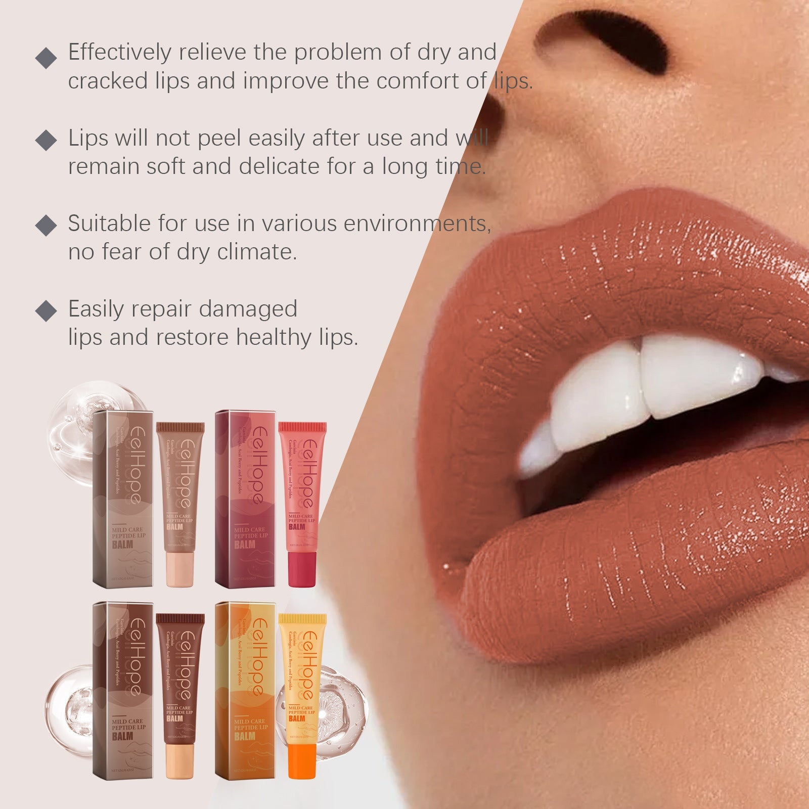 Gentle Moisturizing Lip Balm with Garcinia Cambogia and Acai Berry for Soft Hydration - gentle moisturizing lip balm