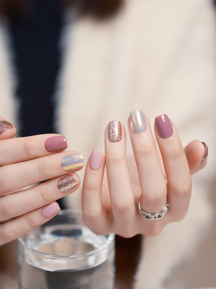 Gentle Sweet Style Nail Art Set for Wear Armor and Fashionable Looks - Teleplus gentle sweet style fashionable wear