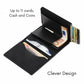 Genuine Cowhide Leather Wallet with Chain for United States and CHF Buyers - Steal This Not Your Identity With Style