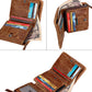 Genuine Leather Bifold Wallet for Men Vintage Cowhide Slim RFID Blocking