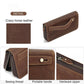 Genuine Leather Brown Mens Wallet European Retro Slim Bifold Card Holder - genuine leather