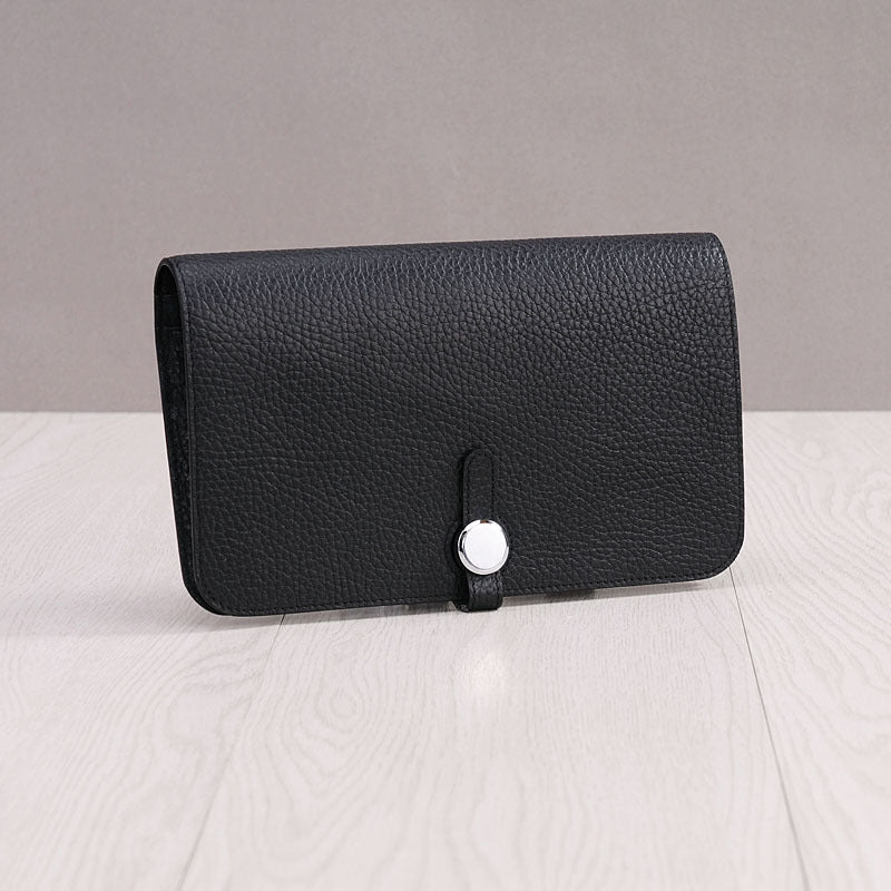 Genuine Leather Card Holder Small Wallet for United States and CHF Buyers - Handbag Women with Room Snacks united