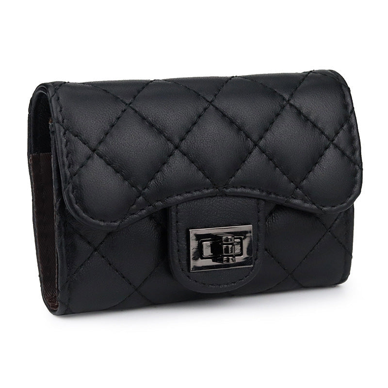 Genuine Leather Card Holder with Coin Pocket in Red Green Black Pink Apricot for the United States - Sheepskin That’s